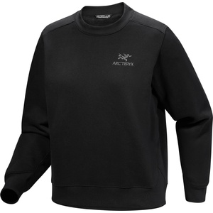 Arc'teryx Дамски поларен пуловер Arc'teryx Women's Emblem Fleece Crew Fleece jumper - Black - размер XL (105-7347-0215)