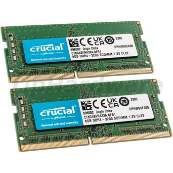 Crucial DDR4-3200 16GB (2x8GB) CL22 CT2K8G4SFRA32A
