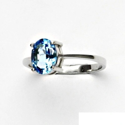 Čištín stříbrný přírodní topaz swiss T 1244