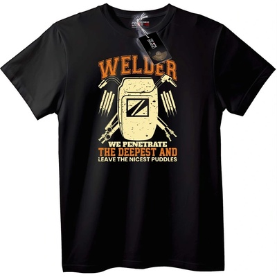 NOONEBRAND Тениска Заварчик с поръчки - 3XL, Black