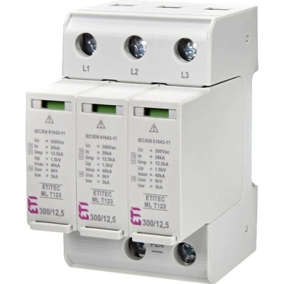 Svodič přepětí ETI ETITEC ML T123 300/12,5 3+0 (002440665)