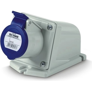 SCAME Промишлен контакт 2P+Е 32A IP44 серия XENIA Scame (SC13-514.3253)