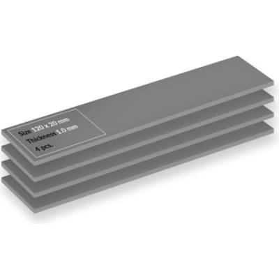 ARCTIC Комплект 4 термоподложки ARCTIC TP-4, 120 x 20 x 1.0 mm, електроизолиращи, сиви (ARCTIC-ACTPD00066A)