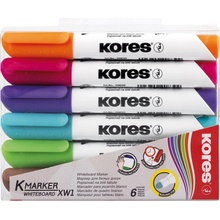 Kores Popisovač na biele a flipchartové tabule K-Marker XW1 1-3 mm, 6 farieb
