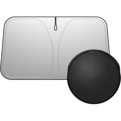 Spigen Сенник за предно стъкло за кола Spigen Car Front Windshield Sunshade UO260 - UPF2000+, размер S - Черен