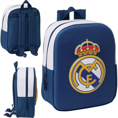 BATOH REAL MADRID PRO MALÉ DĚTI 3D 27 CM BATOH DO MATEŘSKÉ ŠKOLKY 2025