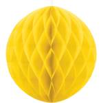 PartyDeco Хартиена топка жълта 40 см