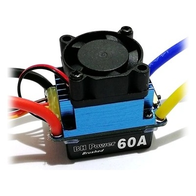 BH Power Stejnosměrný regulátor otáček 60A Car ESC FAN