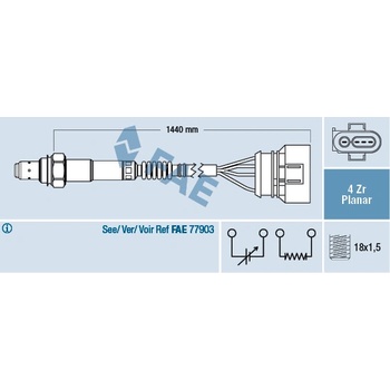 Lambda sonda FAE 77401