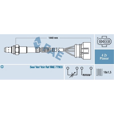 Lambda sonda FAE 77401