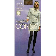 Consay dámské punčochové kalhoty Madame 5 ks tmavě béžová