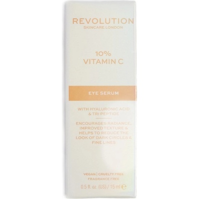 Revolution Skin REVOLUTION Skincare 10% Vitamin C Brightening Power Eye Serum Серум дамски 15ml