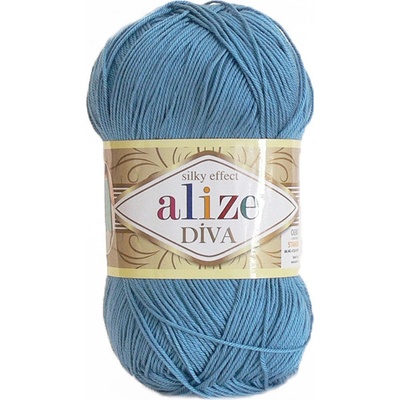 Příze Alize Diva 886 - modrá