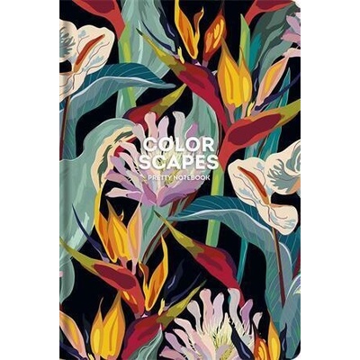 SHKOLYARYK Zápisník Color Scapes mix motivů A5 čtverečkovaný