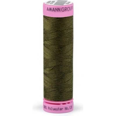 Polyesterové nitě návin 100 m Aspo Amann 0660 Olive Night