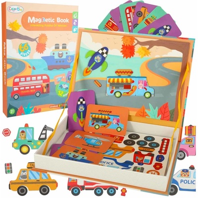 ColorDay Kreativní magnetická skládačka - dopravní prostředky