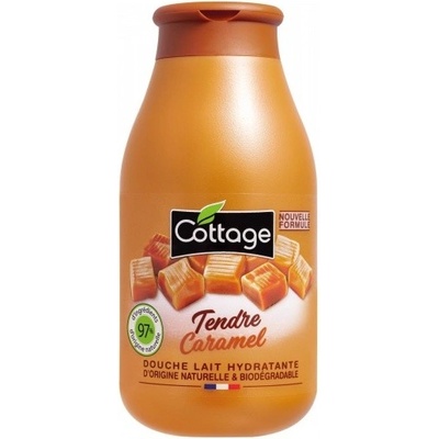 Cottage Moisturizing Shower Milk Sweet Caramel sprchové mléko 97% přírodní 250 ml