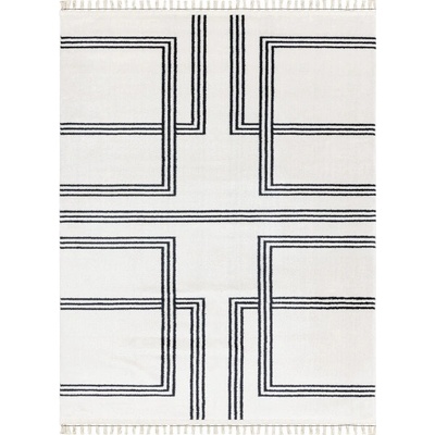 Nej-koberce AMOUR 53091C geometrický linie krémový