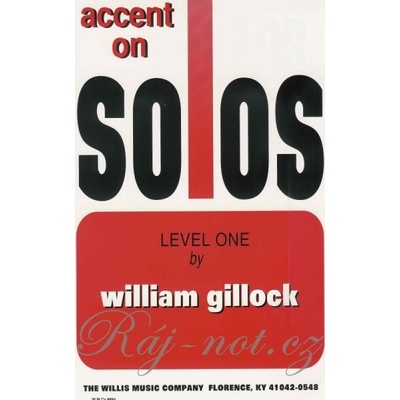 Accent On Solos Book 1 pre klavír od William Gillock