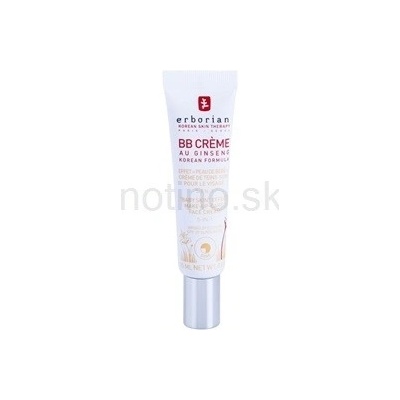 Erborian BB Cream tónovací krém pre dokonalý vzhľad pleti SPF20 Doré Ginseng 15 ml