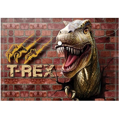 Obálka plastová s drukem A4 T-Rex 950025