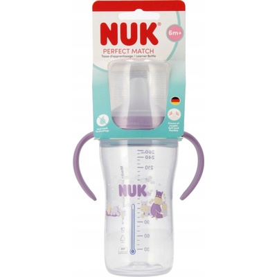 NUK Fľaša na učenie pitia 260 ml Hroch