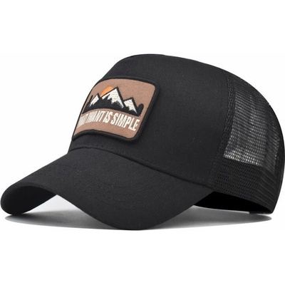 so šiltom Trucker Simple Čierna