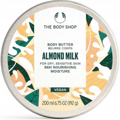 The Body Shop Almond Milk výživné telové maslo pre suchú a citlivú pokožku 200 ml