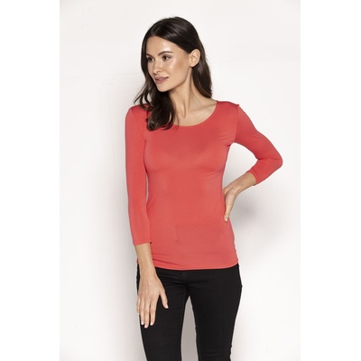 Babell Дамски топ Bluzka-Manati-34-Papaja-PapayaV-55744-Papaya - Черен, размер XXL