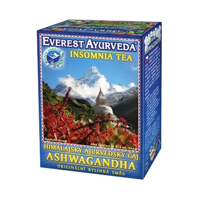 Everest Ayurveda Insomnia Tea Ashwagandha himálajský ajurvédský bylinný čaj 100 g