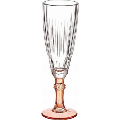 Vivalto sklenice na šampaňské Exotické sklo losos 170 ml