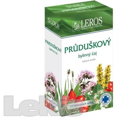 Leros Průduškový bylinný čaj 20 x 1.5 g
