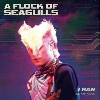 A FLOCK OF SEAGULLS - I Ran So Far Away Pink/Blue Splatter LP