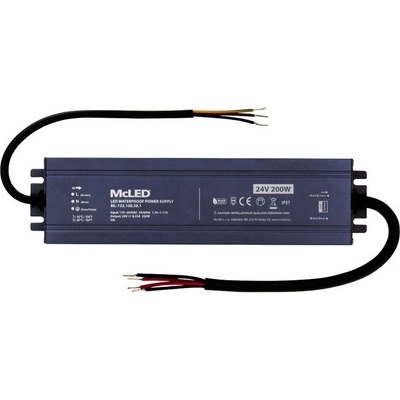 MCLED Napaječ LED 200W 24V/8,33A IP67 ML-732.108.39.1 ML-732.108.39.1