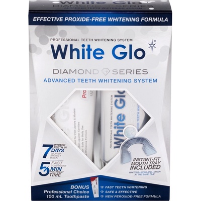 White glo diamond series advanced teeth whitening system bělicí gél 50 ml + zubná pasta professional choice 100 ml darčeková sada