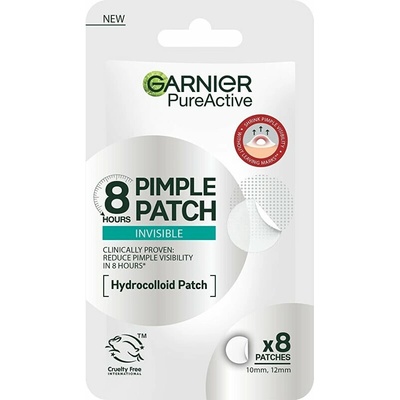 Garnier Hydrokoloidní neviditelné náplasti s BHA na nedokonalosti pleti Pure Active 8 ks