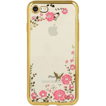 Image 1 of Huawei Силиконов калъф кейс за Huawei P8 Lite 2017 / P9 Lite 2017 / Honor 8 Lite с цветя златен