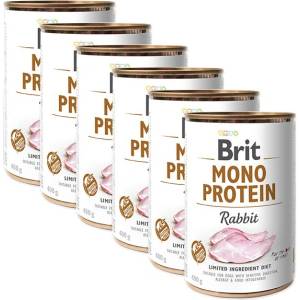 Brit Консерва Brit Mono Protein Заек 6 x 400 г