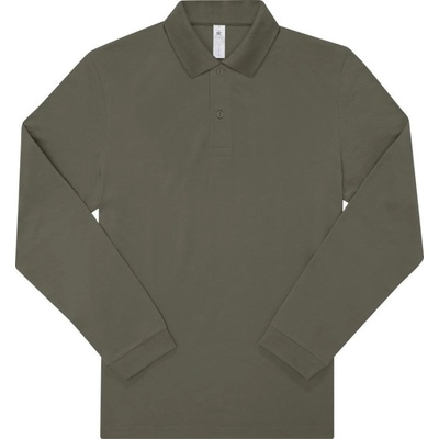 B&C polokošile B&C My Polo 180 LSL piqué dlouhý rukáv COT-01U425zk801 maskáčové zelené
