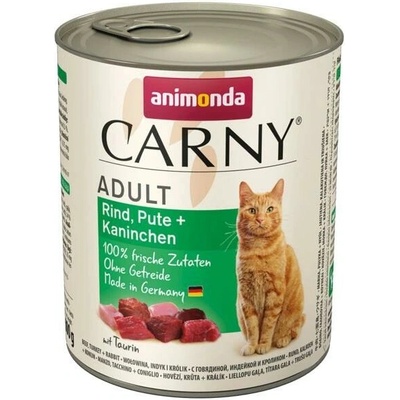 Animonda Carny Adult Hovězí, krůtí a králičí 800 g
