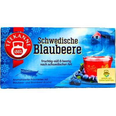 TEEKANNE SCHWEDISCHE BLAUBEERE borůvkový čaj 20 x 2,25 g