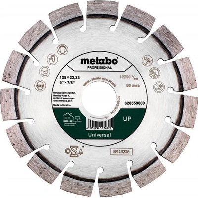 Metabo Diamantový řezný kotouč 125 x 22,23 mm 628559000
