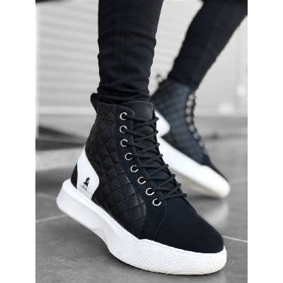 BOA Shoes Мъжки спортни боти ba0159 - Черни с бял #321973 (321973_Черно)