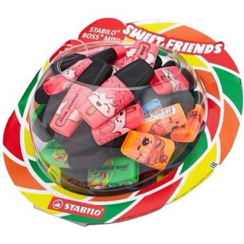 STABILO Комплект текст маркери, Stabilo, Boss Mini, Sweet Friends, 50 броя (ST07/50-08)