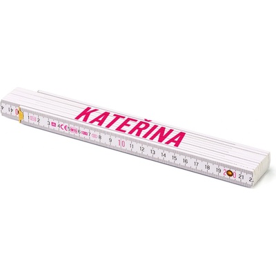 Metrie Skládací metr Block 52 Se jménem Kateřina 2 m