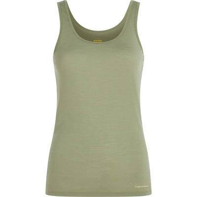 Icebreaker Дамско мериносово термобельо Icebreaker Women's Siren Tank Merino base layer - Lichen (115-0455-6413)