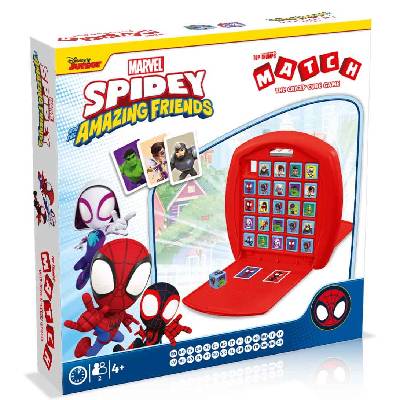 Игра с карти и кубчета Top Trumps Match - Spidey and his amazing friends (WM04798)