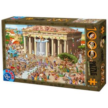 D-Toys - Puzzle Greek temple - 1 000 piese