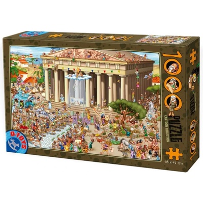 D-Toys - Puzzle Greek temple - 1 000 piese