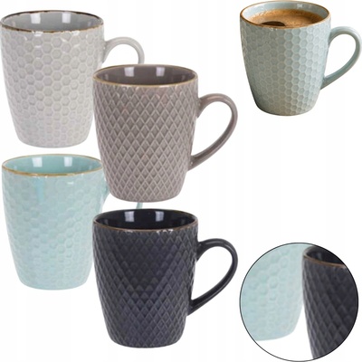 Excellent Hrnček Houseware keramický viacfarebný 4 x 200 ml